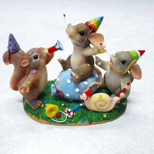 Charming Tails "Party Animals" Figurine Collectible